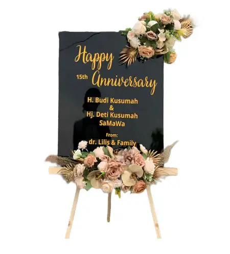 Papan Bunga Akrilik Air Padang