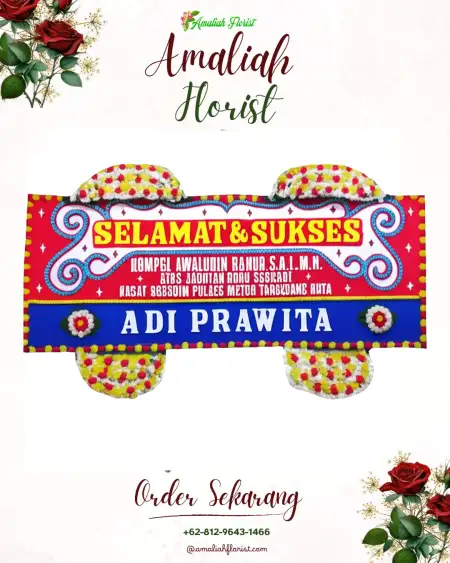 Papan Bunga Ucapan Selamat Air Padang